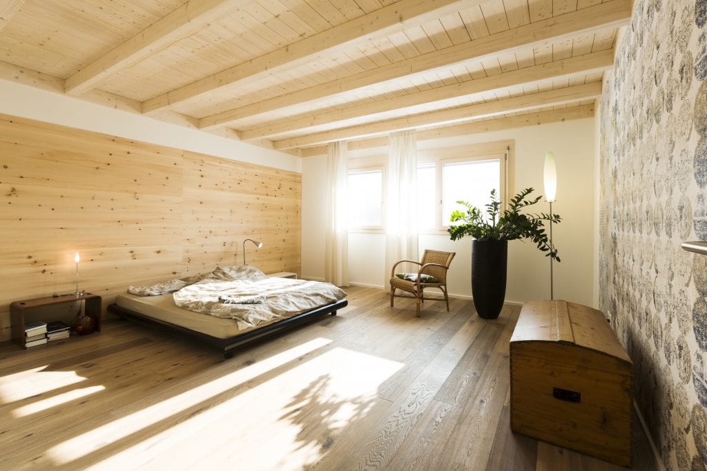 Zimmer aus Holz
